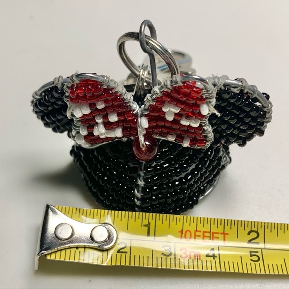 Vintage Handmade Minnie Mouse Ears Keychain - Picture 6 of 8